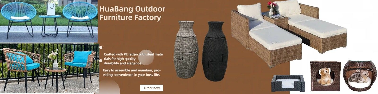 Sofas für den Außenbereich aus Rattan