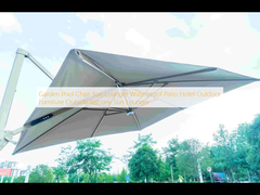 Garten Pool Stuhl Sonnenliegen Wasserdichtes Patio Hotel Außenmöbel Außen Balkon Sonnenliegen