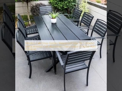 Moderne Caféshop Garten Wasserdichte Sillas De Comedor Metall Armlehne Gusse Aluminium Stühle Innen-Außen Terrassenmöbel
