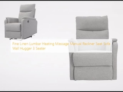Fines Leinen Lendenheizung Massage Handbuch Liegestell Sofa Wandklammer 3 Sitzplätze