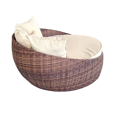 Garden Rattan Lounge Chair Garden Reclining Along Extra Thick Cushions Excellent