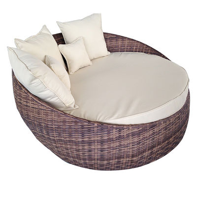 Garden Rattan Lounge Chair Garden Reclining Along Extra Thick Cushions Excellent