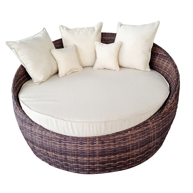 Garden Rattan Lounge Chair Garden Reclining Along Extra Thick Cushions Excellent